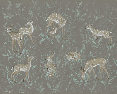 Фотообои BAMBI 8, FAUNA, Factura